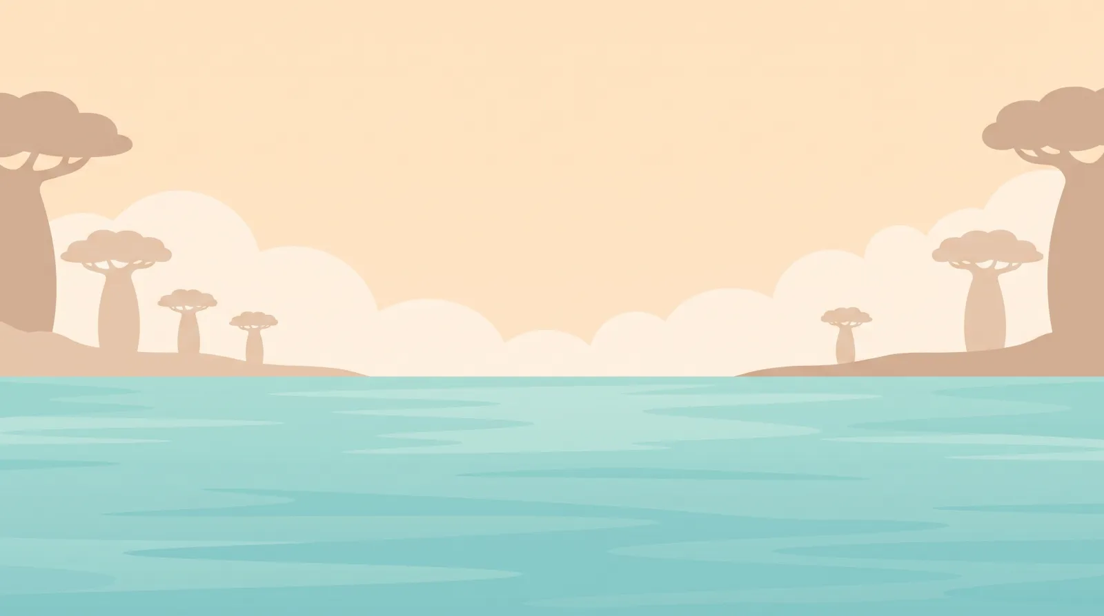 Ocean theme — calm turquoise water